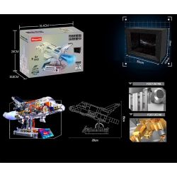 JMBRICKLAYER 50002 TÀU CON THOI bộ đồ chơi xếp lắp ráp ghép mô hình SPACE SHUTTLE 1379 khối