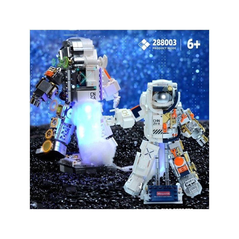 TAKUGI T6001 6001 PHI HÀNH GIA bộ đồ chơi xếp lắp ráp ghép mô hình ASTRONAUT 667 khối