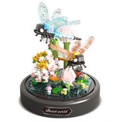 BALODY 16378 CON CHUỒN bộ đồ chơi xếp lắp ráp ghép mô hình INSECTS 500 khối