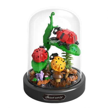 BALODY 16381 BỌ RÙA bộ đồ chơi xếp lắp ráp ghép mô hình INSECTS 461 khối
