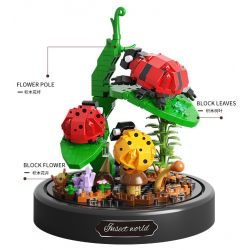 BALODY 16381 BỌ RÙA bộ đồ chơi xếp lắp ráp ghép mô hình INSECTS 461 khối