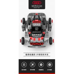 RASTAR 92700 92710 AUDI RS Q E-TRON 1:14 tỷ lệ 1:14 bộ đồ chơi xếp lắp ráp ghép mô hình Technic Kỹ Thuật Công Nghệ Cao Mô Hình Phương Tiện 1432 khối