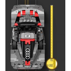 RASTAR 92700 92710 AUDI RS Q E-TRON 1:14 tỷ lệ 1:14 bộ đồ chơi xếp lắp ráp ghép mô hình Technic Kỹ Thuật Công Nghệ Cao Mô Hình Phương Tiện 1432 khối