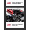 RASTAR 92700 92710 AUDI RS Q E-TRON 1:14 tỷ lệ 1:14 bộ đồ chơi xếp lắp ráp ghép mô hình Technic Kỹ Thuật Công Nghệ Cao Mô Hình Phương Tiện 1432 khối