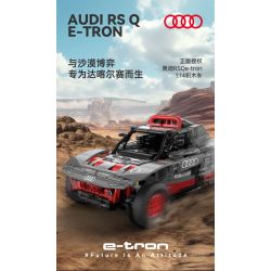 RASTAR 92700 92710 AUDI RS Q E-TRON 1:14 tỷ lệ 1:14 bộ đồ chơi xếp lắp ráp ghép mô hình Technic Kỹ Thuật Công Nghệ Cao Mô Hình Phương Tiện 1432 khối