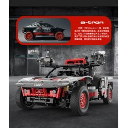 RASTAR 92700 92710 AUDI RS Q E-TRON 1:14 tỷ lệ 1:14 bộ đồ chơi xếp lắp ráp ghép mô hình Technic Kỹ Thuật Công Nghệ Cao Mô Hình Phương Tiện 1432 khối