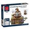 MorkModel 020202 Mork Model 020202 CỬA HÀNG MA THUẬT STEAMPUNK bộ đồ chơi xếp lắp ráp ghép mô hình Creator STEAMPUNK MAGIC SHOP Sáng Tạo 1842 khối
