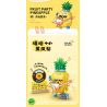 LOZ 8847 TIỆC TRÁI CÂY DỨA ĐEN HIP HOP bộ đồ chơi xếp lắp ráp ghép mô hình FRUIT PARTY