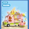 SEMBO 612218 SPONGEBOB SQUAREPANTS KEM NGỌT NGÀO bộ đồ chơi xếp lắp ráp ghép mô hình Movie & Game Phim Và Trò Chơi 410 khối