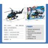 SEMBO 104301 CHIẾN DỊCH BLACK HAWK TRỰC THĂNG SÓC AS350 bộ đồ chơi xếp lắp ráp ghép mô hình City Thành Phố 468 khối
