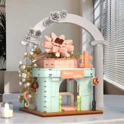 ZHEGAO 612006 GẶP GỠ PHÒNG TẬP NHẢY bộ đồ chơi xếp lắp ráp ghép mô hình DANCE STUDIO 557 khối