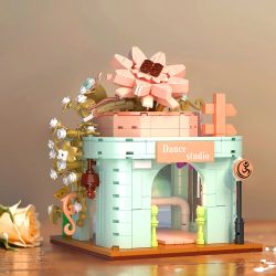 ZHEGAO 612006 GẶP GỠ PHÒNG TẬP NHẢY bộ đồ chơi xếp lắp ráp ghép mô hình DANCE STUDIO 557 khối