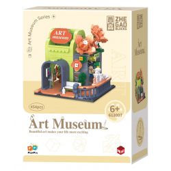 ZHEGAO 612007 GẶP GỠ PHÒNG NGHỆ THUẬT bộ đồ chơi xếp lắp ráp ghép mô hình ART MUSEUM 454 khối