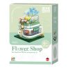 ZHEGAO 612008 GẶP CỬA HÀNG HOA bộ đồ chơi xếp lắp ráp ghép mô hình FLOWER SHOP 476 khối