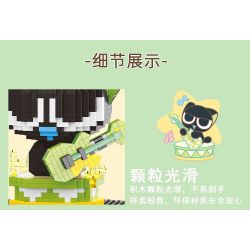 BALODY 18317 CUỘC ĐỜI CỦA LUO XIAOHEI NGHỆ SĨ GUITAR bộ đồ chơi xếp lắp ráp ghép mô hình Movie & Game Phim Và Trò Chơi