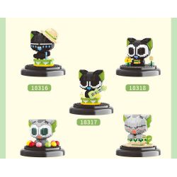 BALODY 18318 CUỘC ĐỜI CỦA LUO XIAOHEI BURGER bộ đồ chơi xếp lắp ráp ghép mô hình Movie & Game Phim Và Trò Chơi 698 khối