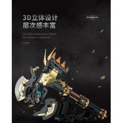 JMBRICKLAYER 70169 KOZOSHA 212225 RÌU CỦA ODIN bộ đồ chơi xếp lắp ráp ghép mô hình 1322 khối