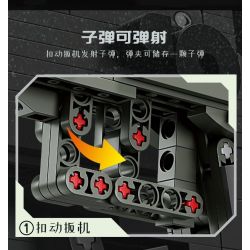 Kazi KY88035 88035 SÚNG NGẮN BORETTA M92F bộ đồ chơi xếp lắp ráp ghép mô hình Military Army Quân Sự Bộ Đội 360 khối