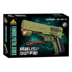 Kazi KY88036 88036 SÚNG LỤC TỰ ĐỘNG KOCH USP bộ đồ chơi xếp lắp ráp ghép mô hình Military Army HK_USP Quân Sự Bộ Đội 362 khối