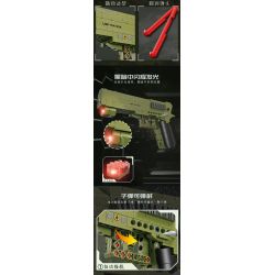 Kazi KY88036 88036 SÚNG LỤC TỰ ĐỘNG KOCH USP bộ đồ chơi xếp lắp ráp ghép mô hình Military Army HK_USP Quân Sự Bộ Đội 362 khối