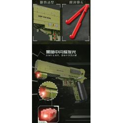 Kazi KY88036 88036 SÚNG LỤC TỰ ĐỘNG KOCH USP bộ đồ chơi xếp lắp ráp ghép mô hình Military Army HK_USP Quân Sự Bộ Đội 362 khối