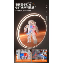 JAKI CK001 SPACE FUN PHIÊN BẢN KỶ NIỆM CỦA HÀNH GIA DAWN 2.0 bộ đồ chơi xếp lắp ráp ghép mô hình