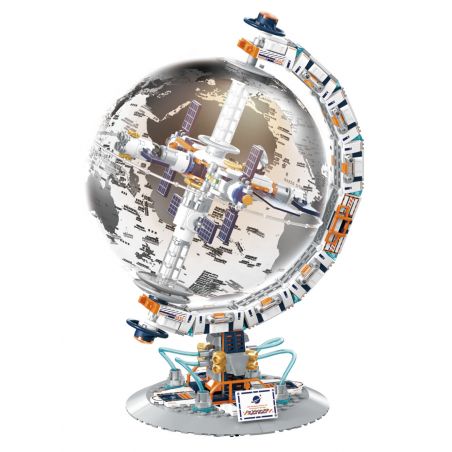 JAKI CK003 KHÔNG GIAN VUI NHỘN QUẢ CẦU BÌNH MINH tỷ lệ 1:64000000 bộ đồ chơi xếp lắp ráp ghép mô hình