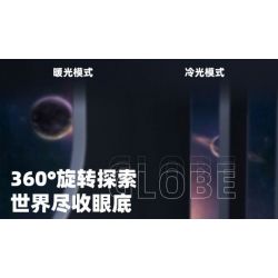 JAKI CK003 KHÔNG GIAN VUI NHỘN QUẢ CẦU BÌNH MINH tỷ lệ 1:64000000 bộ đồ chơi xếp lắp ráp ghép mô hình