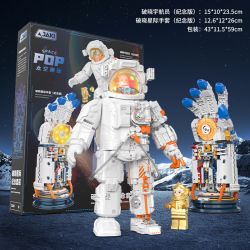 JAKI CK241 SPACE FUN BỘ KỶ NIỆM BÌNH MINH GIỮA CÁC VÌ SAO tỷ lệ 1:64000000 bộ đồ chơi xếp lắp ráp ghép mô hình