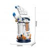 JAKI CK241 SPACE FUN BỘ KỶ NIỆM BÌNH MINH GIỮA CÁC VÌ SAO tỷ lệ 1:64000000 bộ đồ chơi xếp lắp ráp ghép mô hình