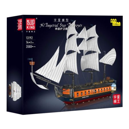MouldKing 13192 Mould King 13192 TÀU KHU TRỤC ĐẾ QUỐC bộ đồ chơi xếp lắp ráp ghép mô hình Pirates Of The Caribbean IMPERIAL STAR DESTROYER Cướp Biển Vùng Caribe 3580 khối