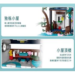 MorkModel 20201 Mork Model 20201 BIỆT THỰ NGHỈ DƯỠNG 3 TRONG 1 VEN BIỂN bộ đồ chơi xếp lắp ráp ghép mô hình Creator BEACH HOUSE Sáng Tạo 813 khối