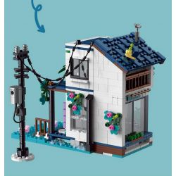 MorkModel 20201 Mork Model 20201 BIỆT THỰ NGHỈ DƯỠNG 3 TRONG 1 VEN BIỂN bộ đồ chơi xếp lắp ráp ghép mô hình Creator BEACH HOUSE Sáng Tạo 813 khối