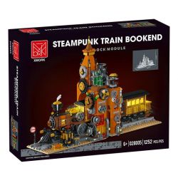 MorkModel 028005 Mork Model 028005 SÁCH TÀU STEAMPUNK bộ đồ chơi xếp lắp ráp ghép mô hình STEAMPUNK TRAIN BOOKEND 1252 khối