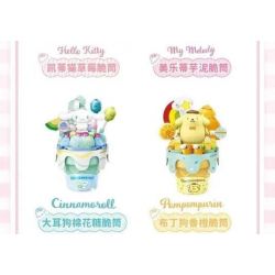 KEEPPLEY K20841 20841 KEM ỐC QUẾ SANRIO NÓN DÂU TÂY GIÒN bộ đồ chơi xếp lắp ráp ghép mô hình SANRIO CHARACTERS 132 khối