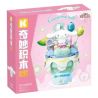 KEEPPLEY K20843 20843 KEM ỐC QUẾ SANRIO GIÒN MARSHMALLOW bộ đồ chơi xếp lắp ráp ghép mô hình SANRIO CHARACTERS 153 khối