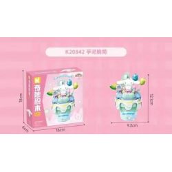 KEEPPLEY K20843 20843 KEM ỐC QUẾ SANRIO GIÒN MARSHMALLOW bộ đồ chơi xếp lắp ráp ghép mô hình SANRIO CHARACTERS 153 khối