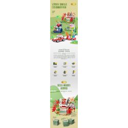 JP 96010 NHẬN LỊCH ĐÁNH THỨC RICH LION bộ đồ chơi xếp lắp ráp ghép mô hình 419 khối