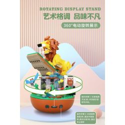 JP 33001 HỘP NHẠC THÚ CƯNG DỄ THƯƠNG KHO BÁU QUỐC GIA bộ đồ chơi xếp lắp ráp ghép mô hình 431 khối