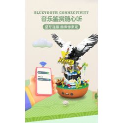 JP 33003 DAPENG DANG RỘNG ĐÔI CÁNH HỘP NHẠC bộ đồ chơi xếp lắp ráp ghép mô hình 434 khối