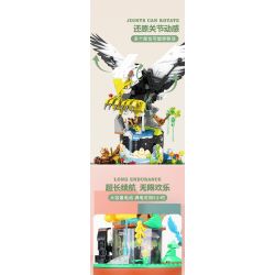 JP 33003 DAPENG DANG RỘNG ĐÔI CÁNH HỘP NHẠC bộ đồ chơi xếp lắp ráp ghép mô hình 434 khối