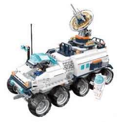 JAKI CK002 SPACE FUN BÌNH MINH THÁM HIỂM ROVER bộ đồ chơi xếp lắp ráp ghép mô hình City BREAKING-DAWN DETECTION VEHICLE Thành Phố