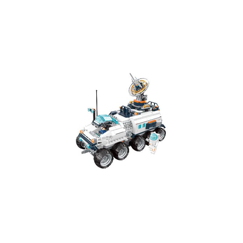JAKI CK002 SPACE FUN BÌNH MINH THÁM HIỂM ROVER bộ đồ chơi xếp lắp ráp ghép mô hình City BREAKING-DAWN DETECTION VEHICLE Thành Phố