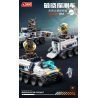 JAKI CK002 SPACE FUN BÌNH MINH THÁM HIỂM ROVER bộ đồ chơi xếp lắp ráp ghép mô hình City BREAKING-DAWN DETECTION VEHICLE Thành Phố