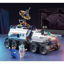 JAKI CK002 SPACE FUN BÌNH MINH THÁM HIỂM ROVER bộ đồ chơi xếp lắp ráp ghép mô hình City BREAKING-DAWN DETECTION VEHICLE Thành Phố