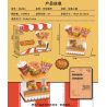 JIESTAR 58264 THÀNH PHỐ TOÀN CẦU QUẦY BURGER bộ đồ chơi xếp lắp ráp ghép mô hình City GLOBAL CITY BURGER VENDOR 109 khối