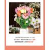 JIESTAR JJ9065 9065 HOA TULIP bộ đồ chơi xếp lắp ráp ghép mô hình Creator ROSE TULIP Sáng Tạo 1011 khối