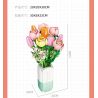 JIESTAR JJ9065 9065 HOA TULIP bộ đồ chơi xếp lắp ráp ghép mô hình Creator ROSE TULIP Sáng Tạo 1011 khối