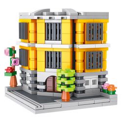 JIESTAR 59077 CỬA HÀNG TẠP HÓA bộ đồ chơi xếp lắp ráp ghép mô hình TIME GROCERY STORE 232 khối