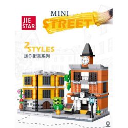 JIESTAR 59077 CỬA HÀNG TẠP HÓA bộ đồ chơi xếp lắp ráp ghép mô hình TIME GROCERY STORE 232 khối